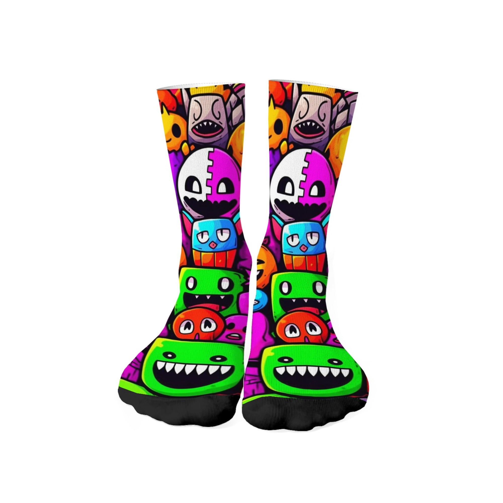 Quirky Street Fashion - Nieuwe en leuke herensokken met monsterprint