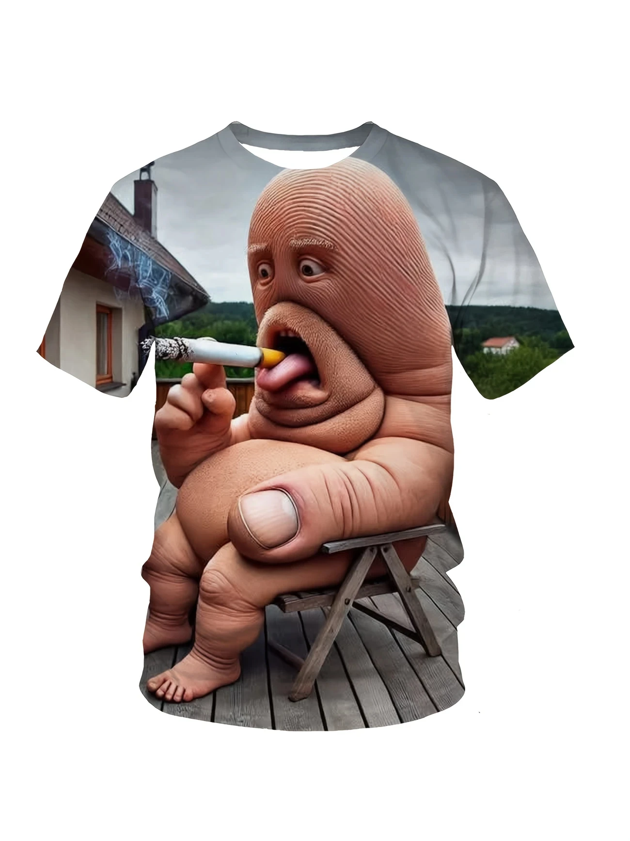 Quirky Street Fashion - Leuke Eigenzinnige Abstracte Kunst 3D Print