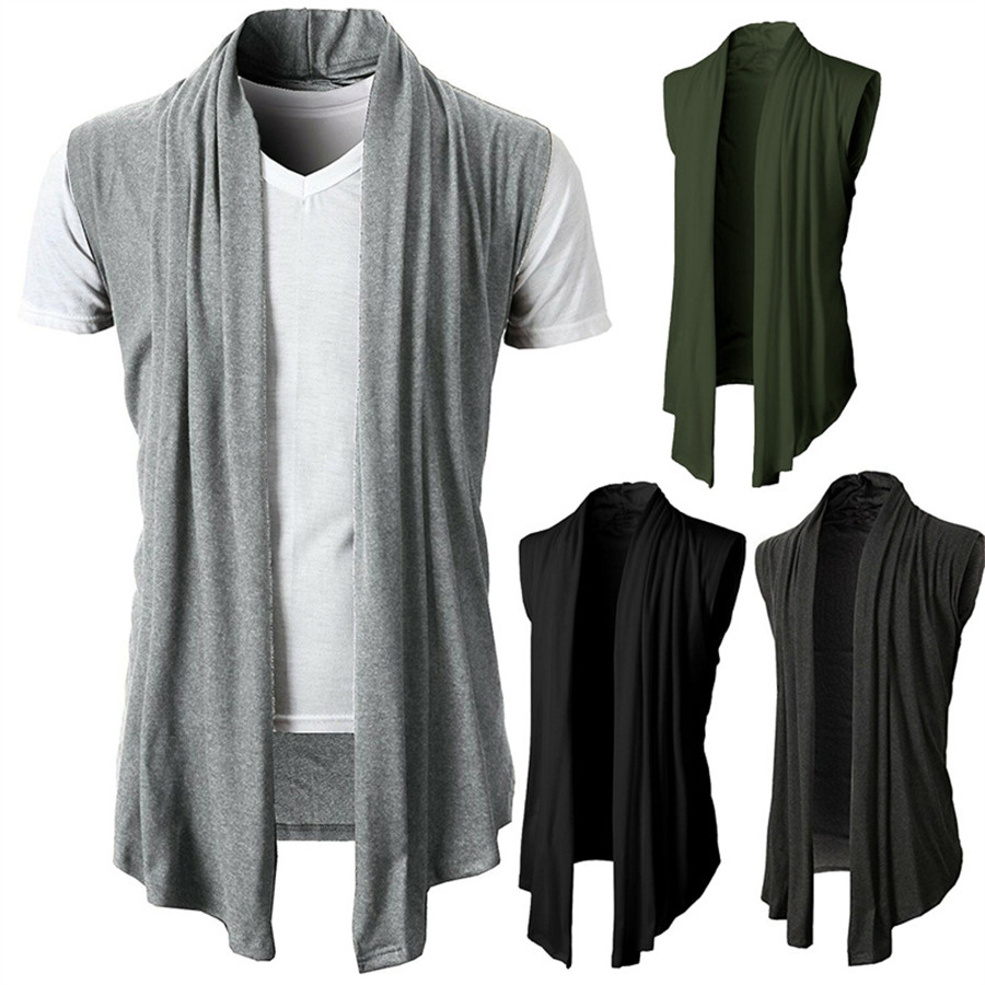Street Fashion Jacket Men - Nieuwe 2026 Lente Zomer Mannen Mouwloze