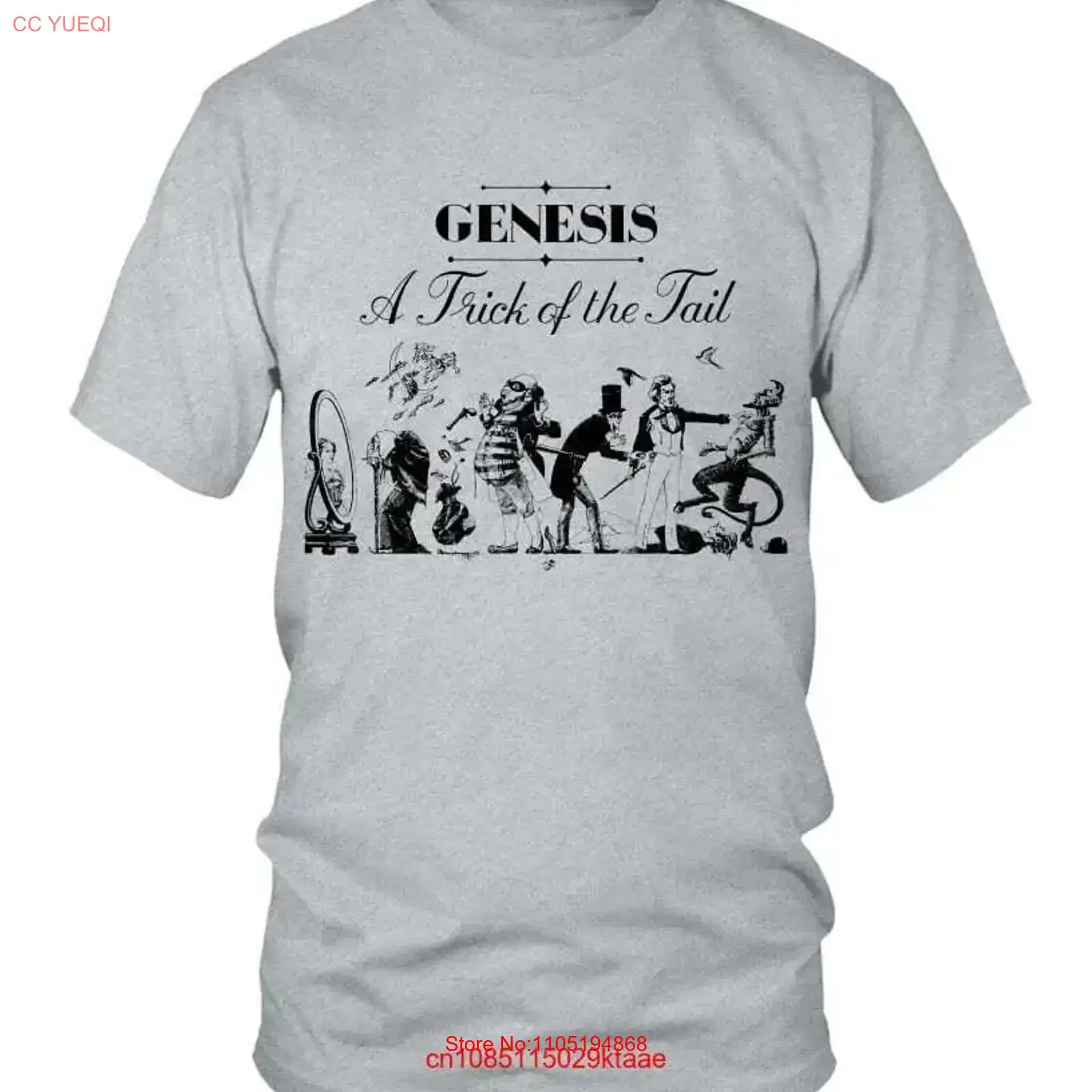 Street Fashion Mood - GENESIS BAND T-SHIRT vintage gewassen ademend