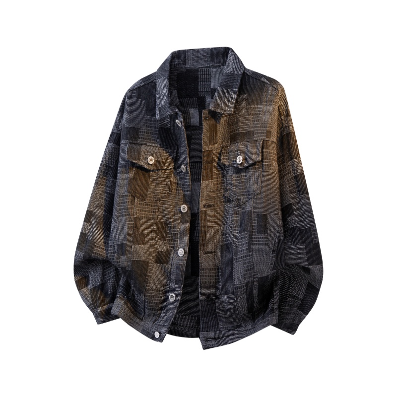 Street Fashion Jacket Men - 2026 Lente Mannen Gewassen Denim Jas