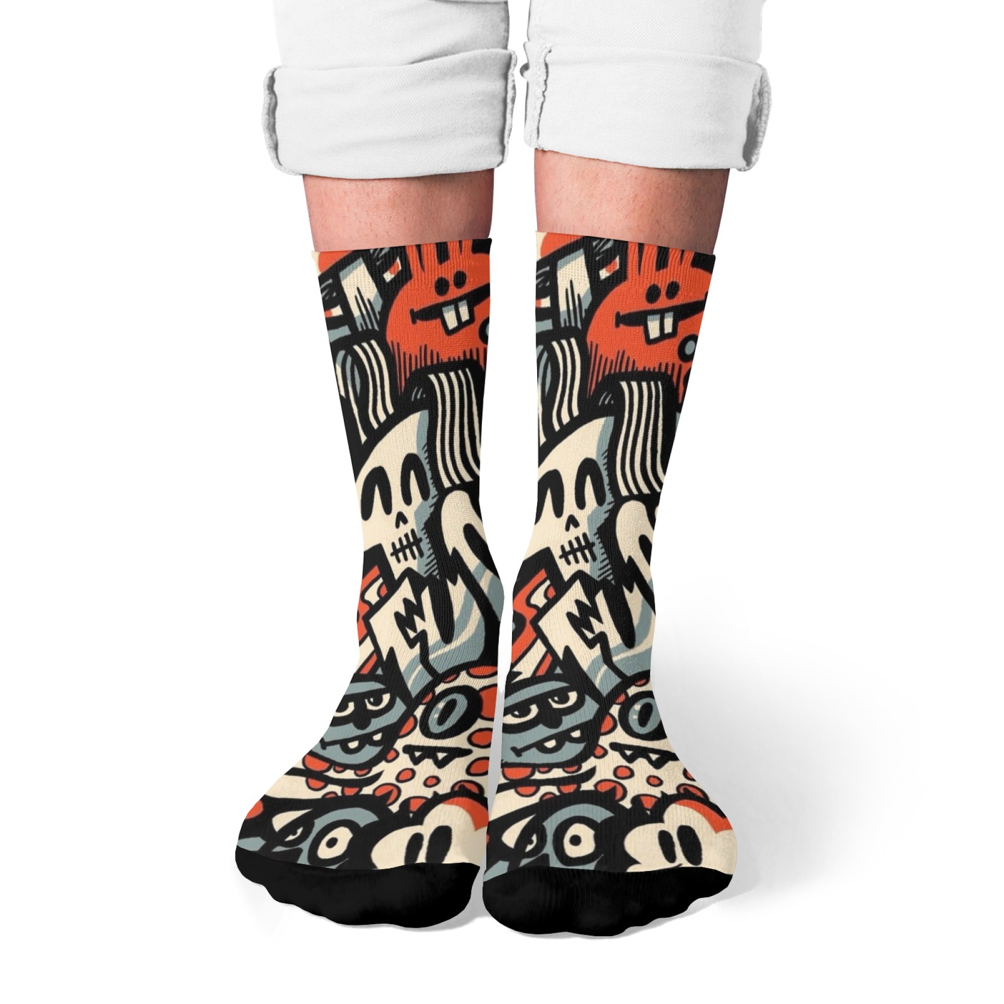 Quirky Street Fashion - Nieuwe modieuze, leuke, eigenzinnige monstersokken voor
