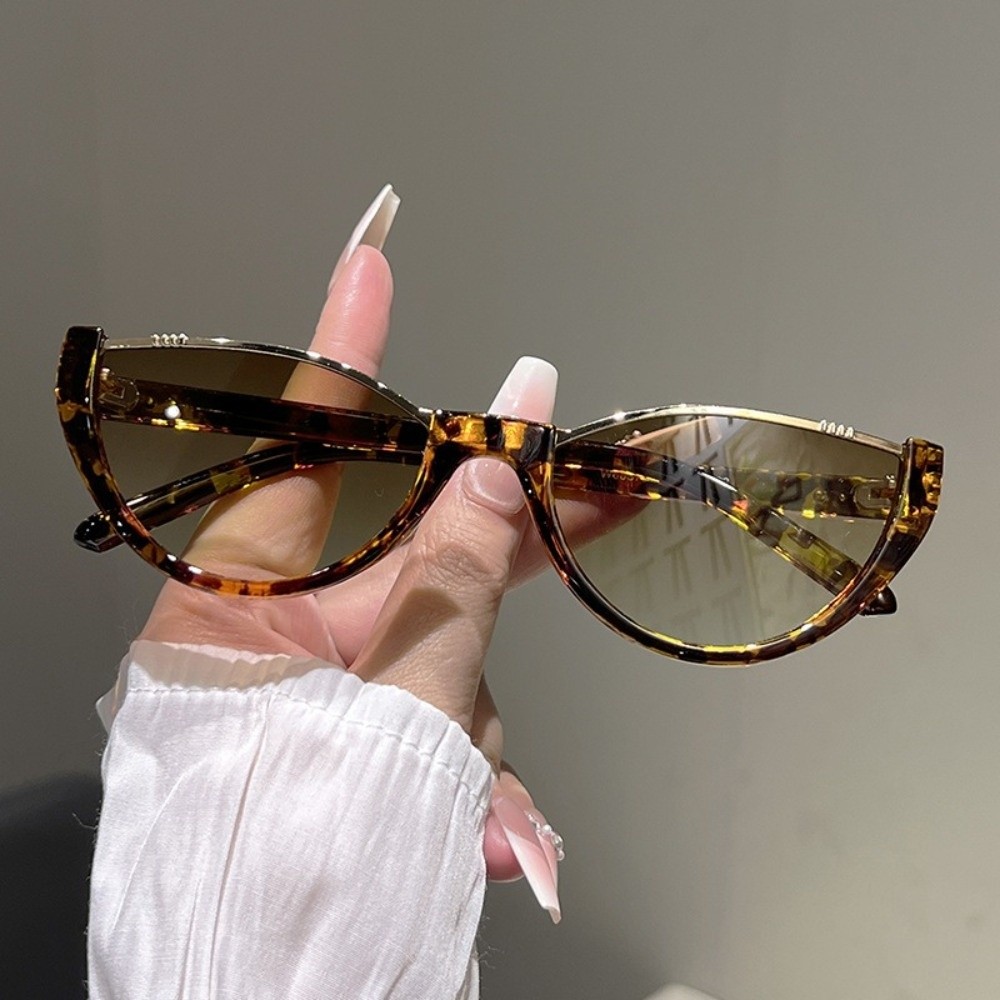 Mode Cat Eye-zonnebril met hal - Street Fashion Photography recensie en prijs
