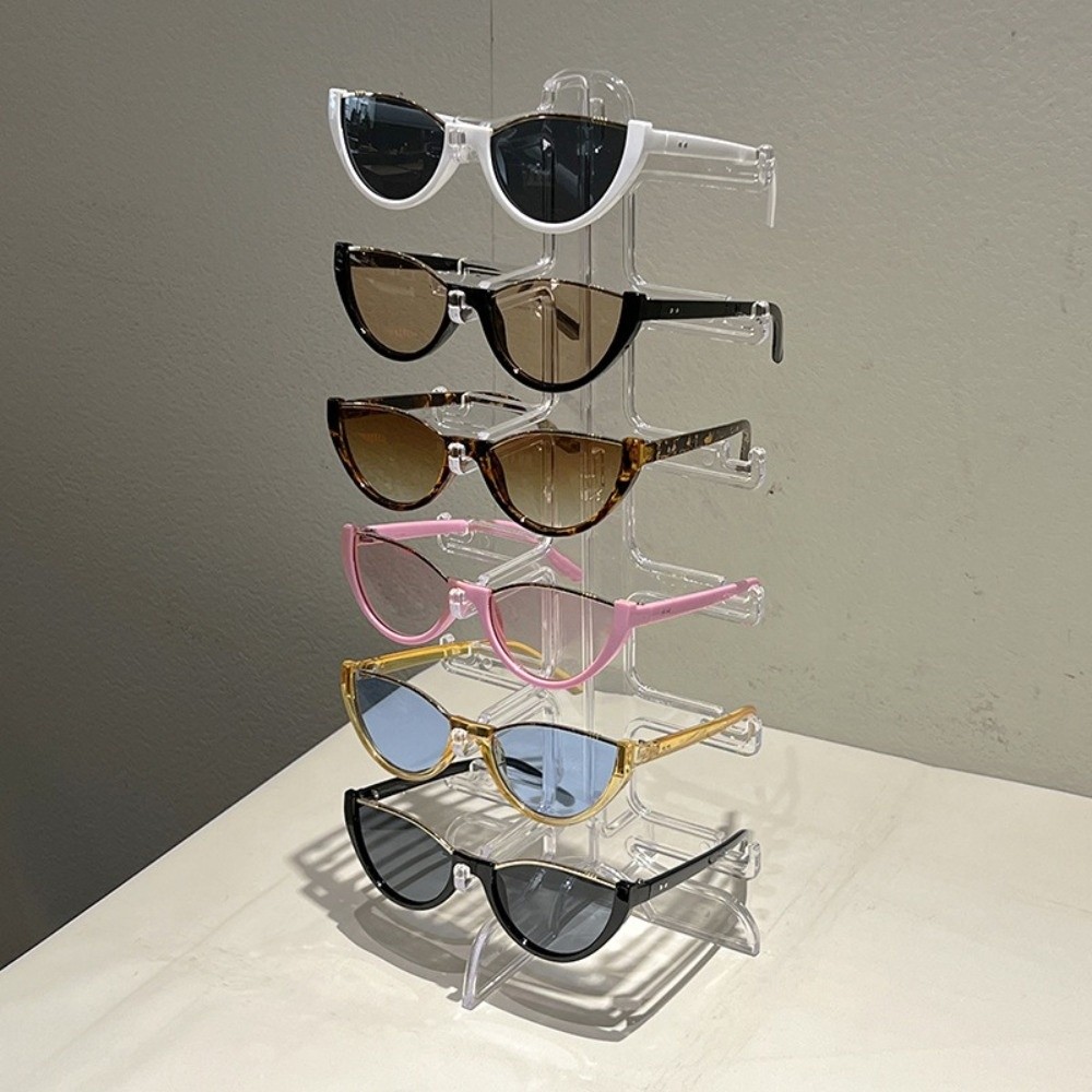 Mode Cat Eye-zonnebril met hal - Street Fashion Photography recensie en prijs