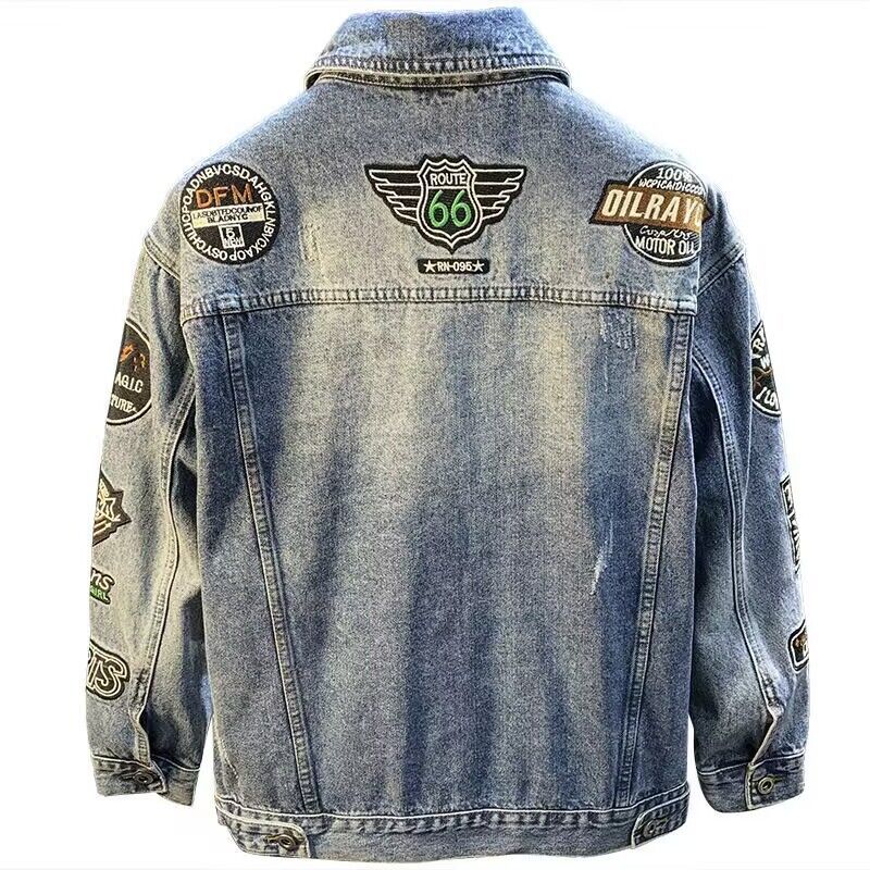 Mannen High Street Borduren Pa - Street Fashion Jacket Men recensie en prijs
