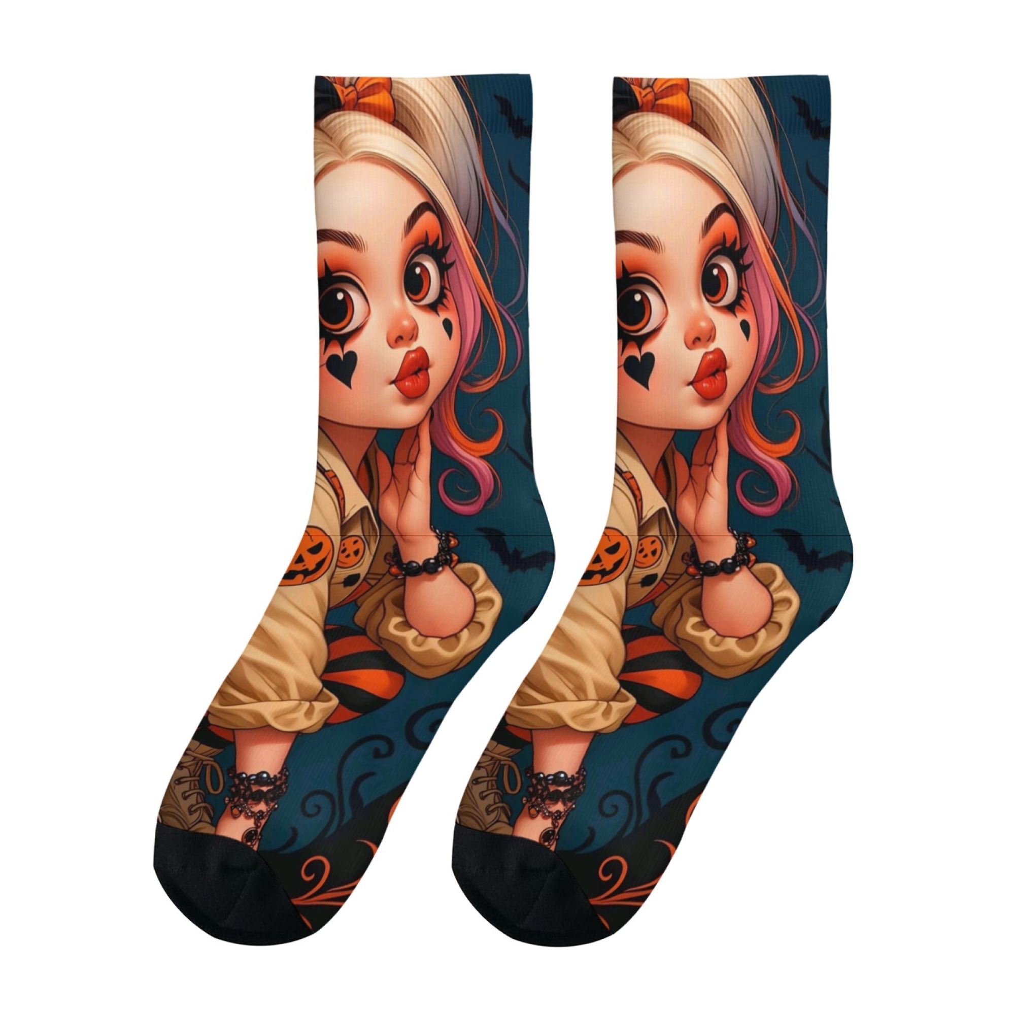 Cartoon Twin-tailed Girl Print - Quirky Street Fashion recensie en prijs