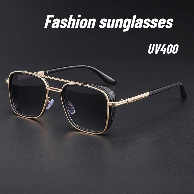Retro zonnebril met ovaal mont - Street Fashion Photography recensie en prijs