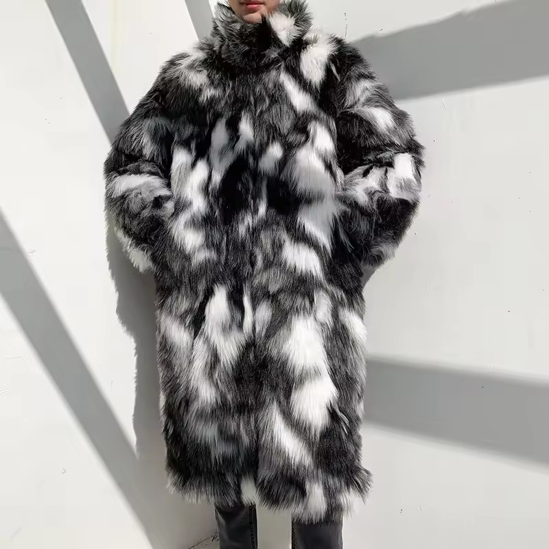 Winter Hip Hop Lange Nepbontja - Street Fashion Jacket Men recensie en prijs
