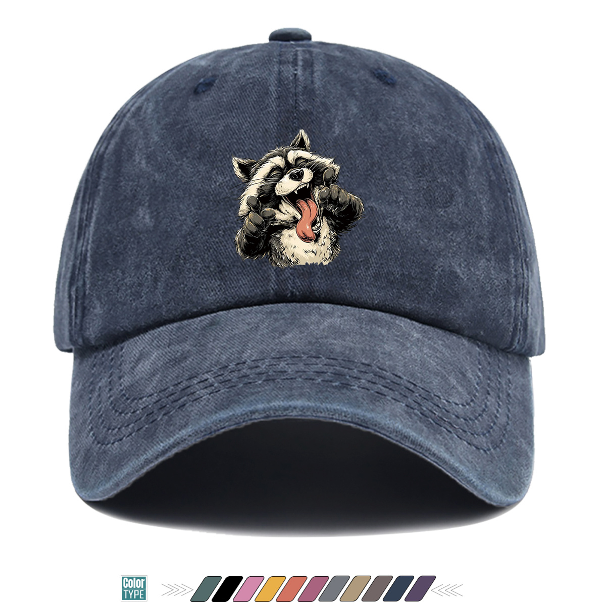 1pc Quirky Grinning Raccoon Pr - Quirky Street Fashion recensie en prijs