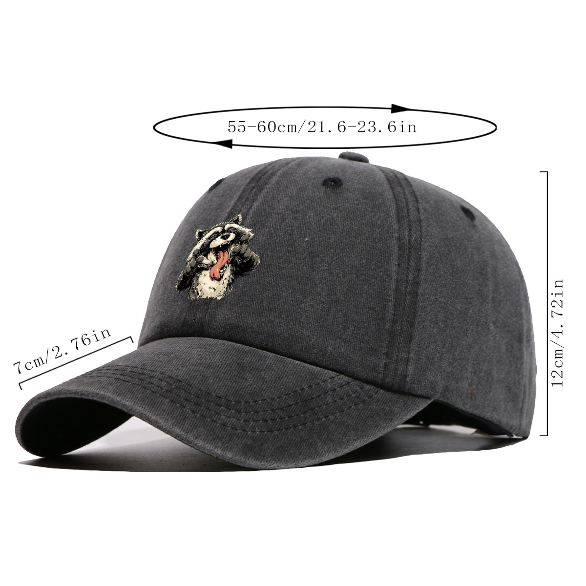 1pc Quirky Grinning Raccoon Pr - Quirky Street Fashion recensie en prijs