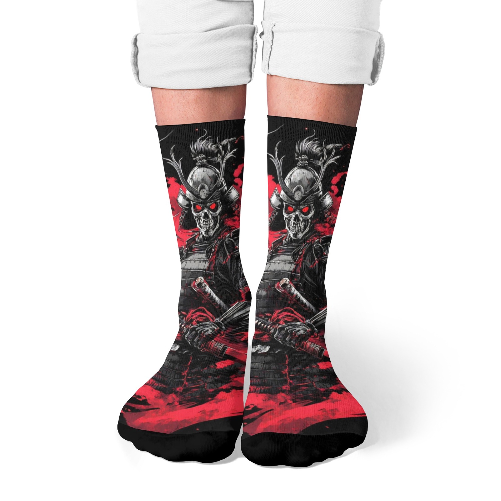 Skull Devil Warrior Herensokke - Street Fashion Style Youtube recensie en prijs