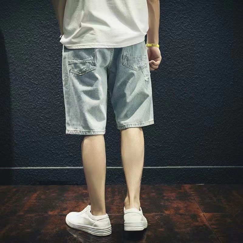 Zomer heren denim shorts retro - Street Fashion Hong Kong recensie en prijs