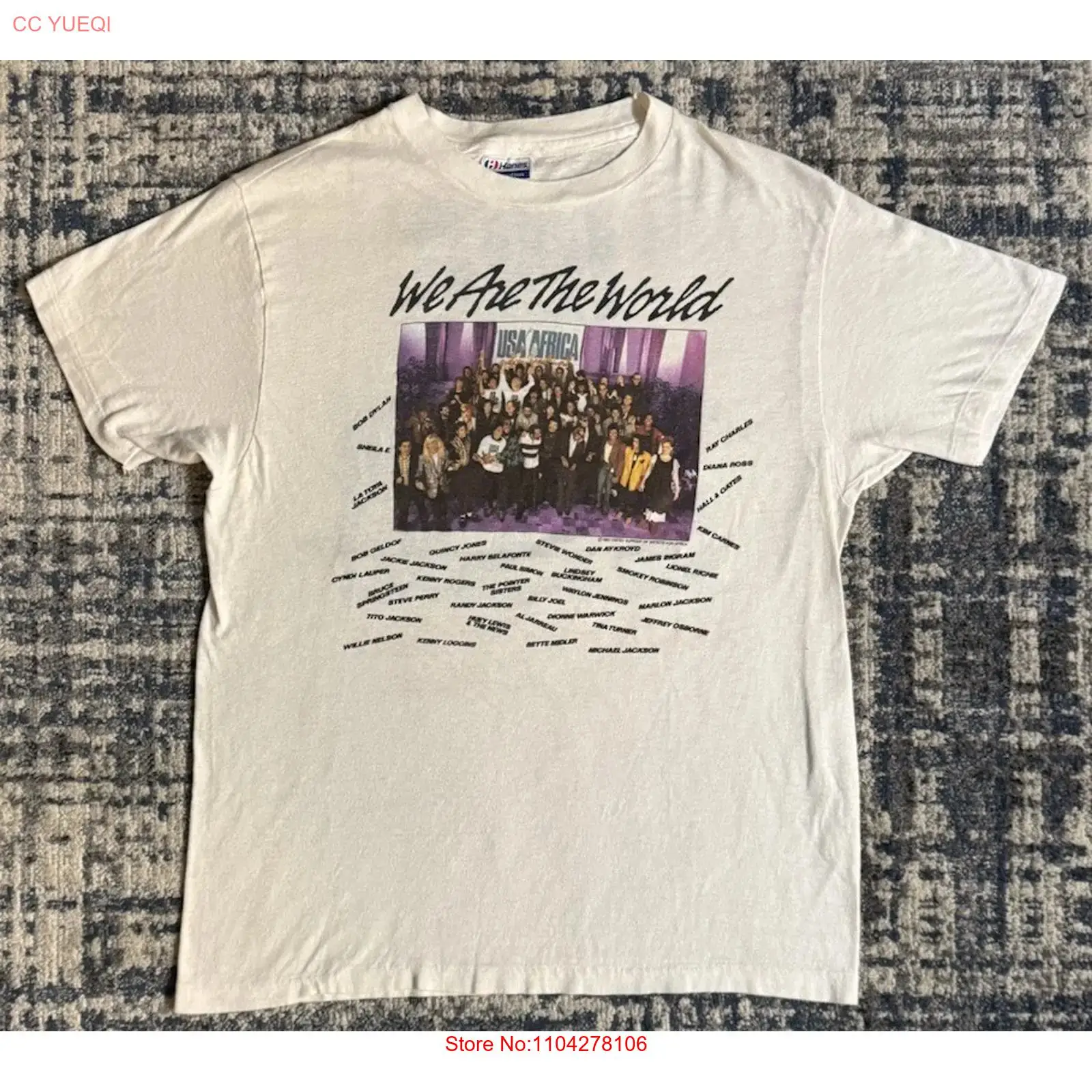 Vintage 1985 We Are The World  - Street Fashion Mood recensie en prijs