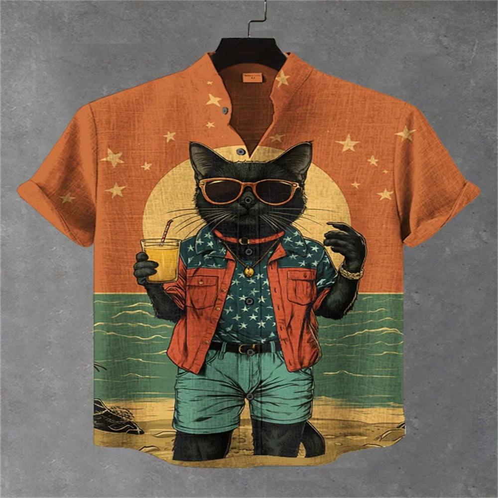 Herenshirt met korte mouwen in - Quirky Street Fashion recensie en prijs