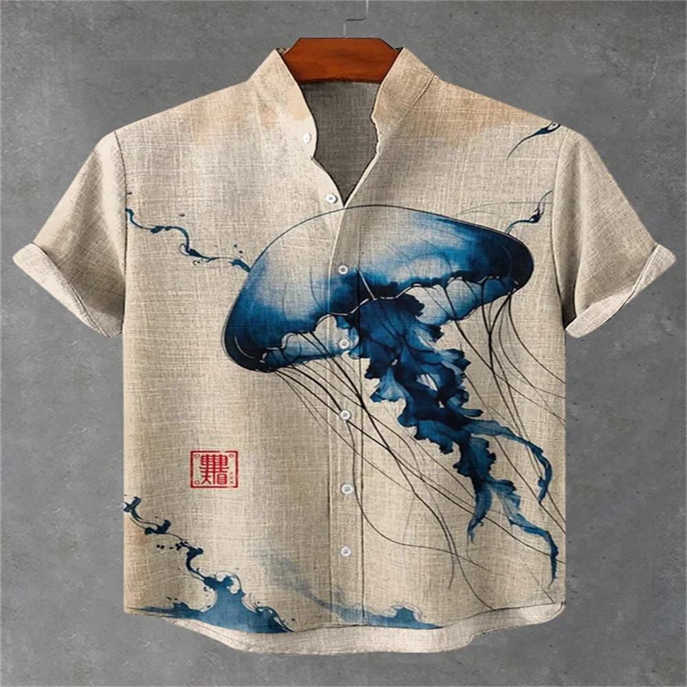 Herenshirt met korte mouwen in - Quirky Street Fashion recensie en prijs