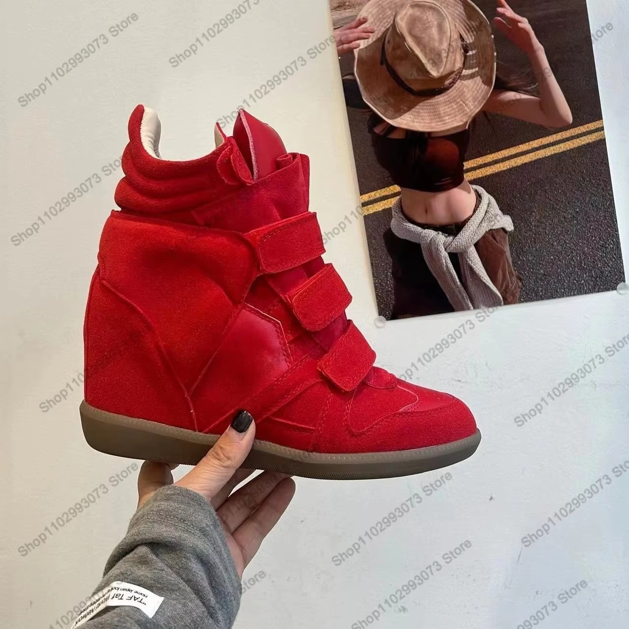Dames Hoge sneakers met verbor - Street Fashion Ladies recensie en prijs
